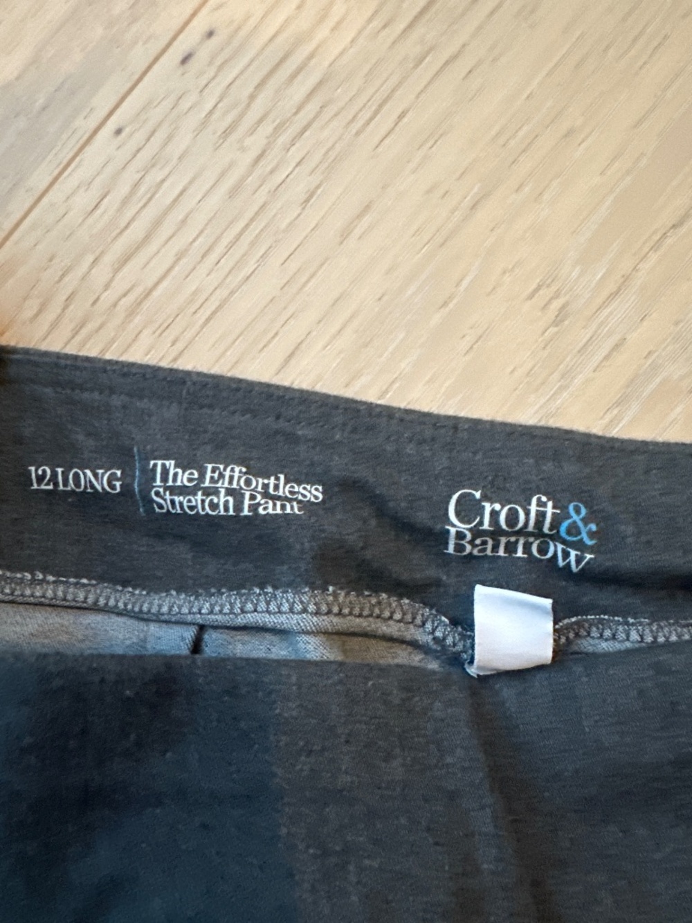 Croft and Barrel Effortless Stretch Pant in Grey